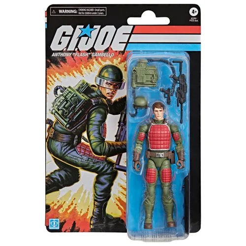 G.I. Joe Classified Series Retro Cardback Anthony Flash Gambello 6-Inch Action Figure