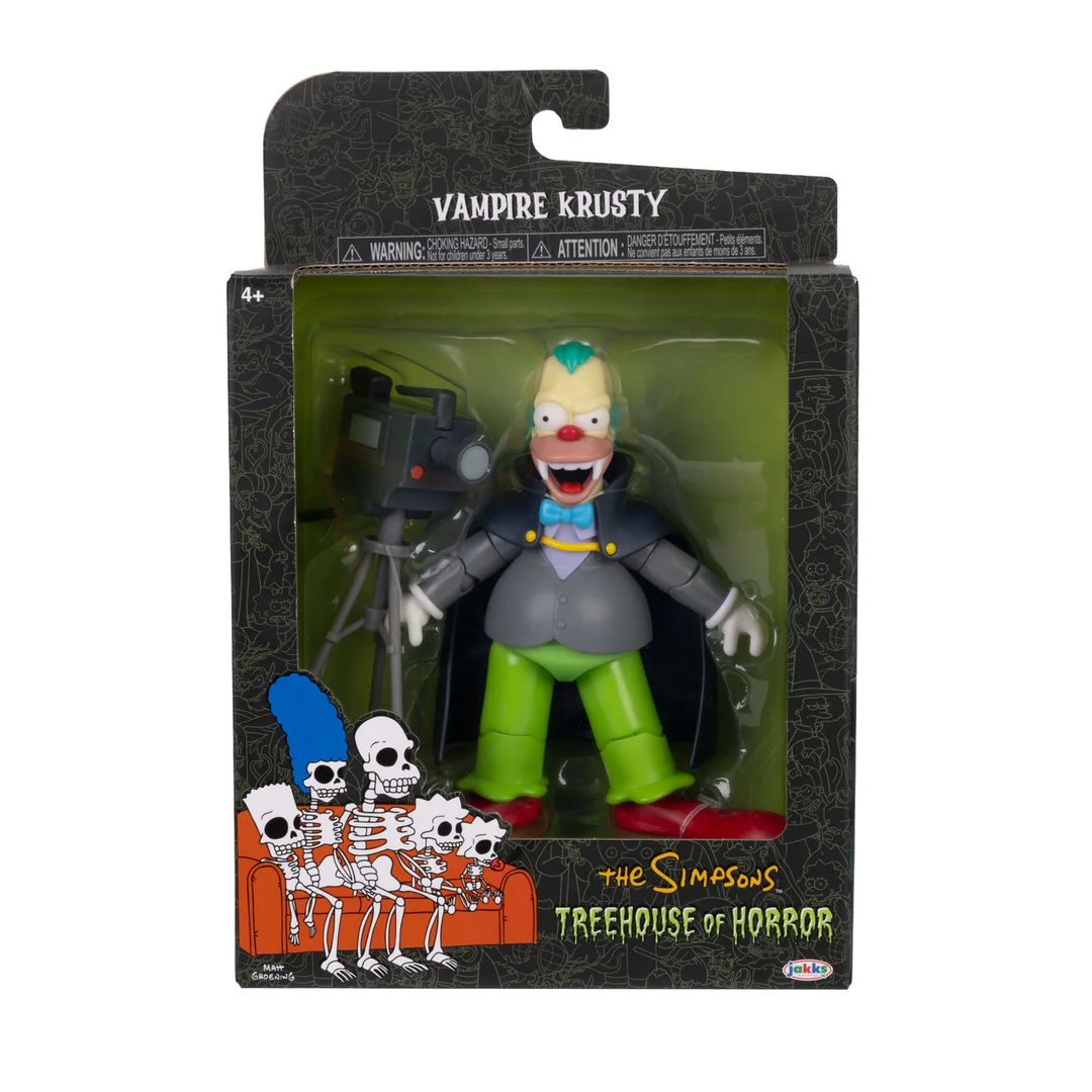 The Simpsons Tree House Of Horror Vampire Krusty 5in Deluxe Figure