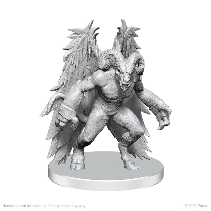 Pathfinder Battles: Unpainted Miniatures - Gylou (Handmaiden Devil) & Ferrugon (Rust Devil)