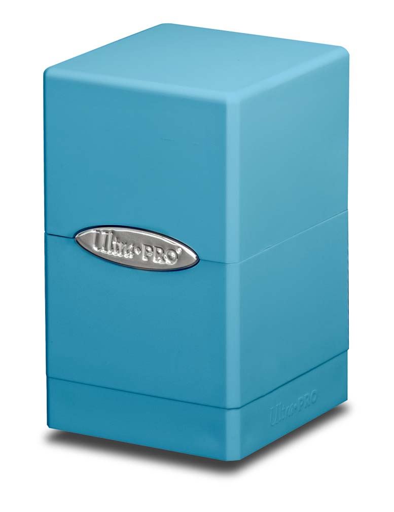 Ultra Pro Deck Box: Satin Tower 100+ - Solid Blue, Sky
