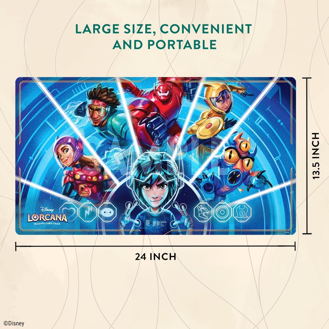 Disney Lorcana TCG: Archazia’s Island Playmat - Big Hero 6: We Could Be Immortals