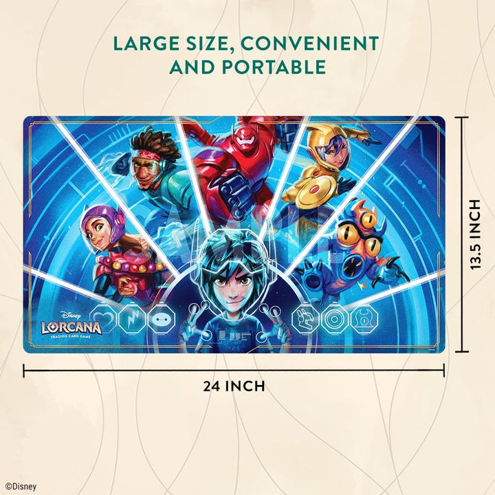 Disney Lorcana TCG: Archazia’s Island Playmat - Big Hero 6: We Could Be Immortals