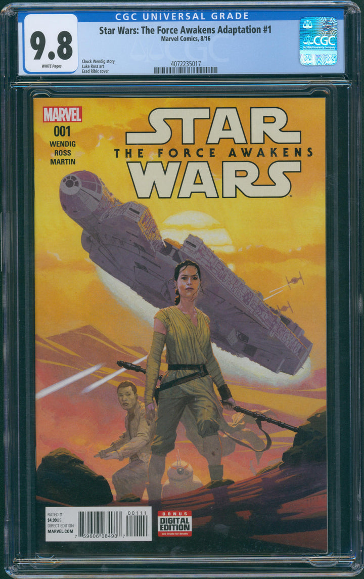 Star Wars: The Force Awakens Adaptation #1 CGC 9.8