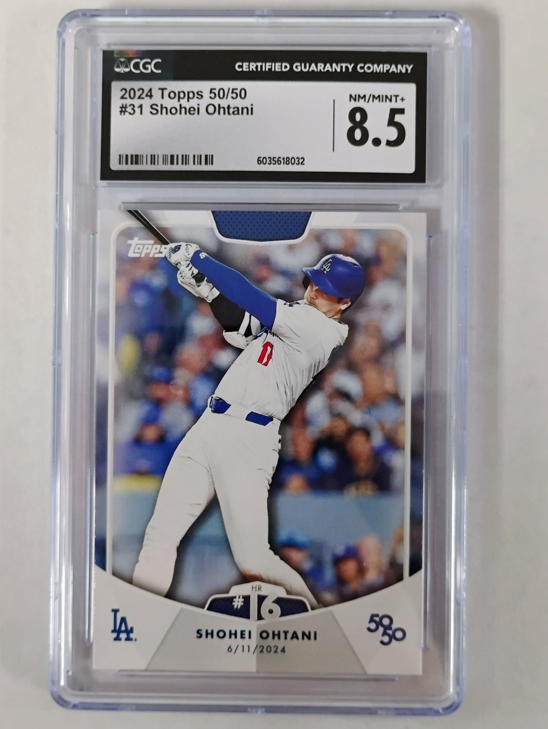 2024 Topps 50/50 Shohei Ohtani #31 CGC 8.5