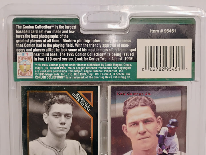 1995 Conlon Collection Series One 110 Card Complete Set All In Gold 1995!