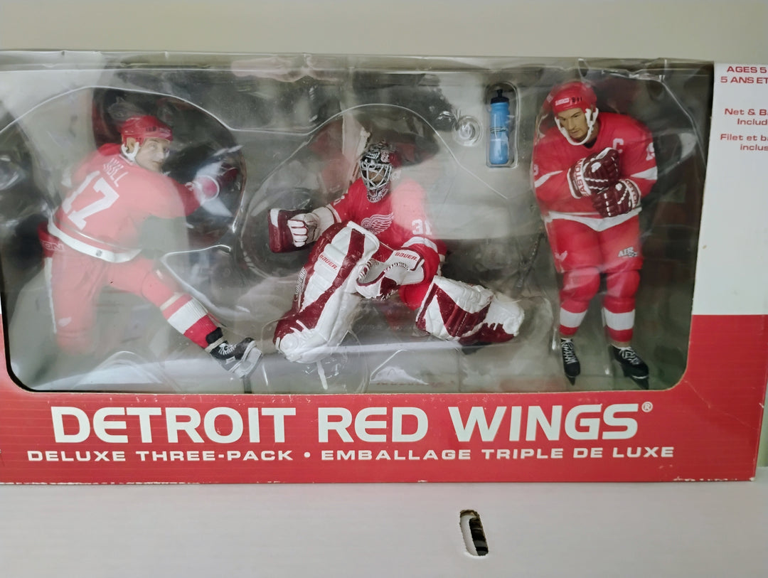 2003 McFarlane Detroit Red Wings Delux 3 Pack Yzerman/Joseph/Hull