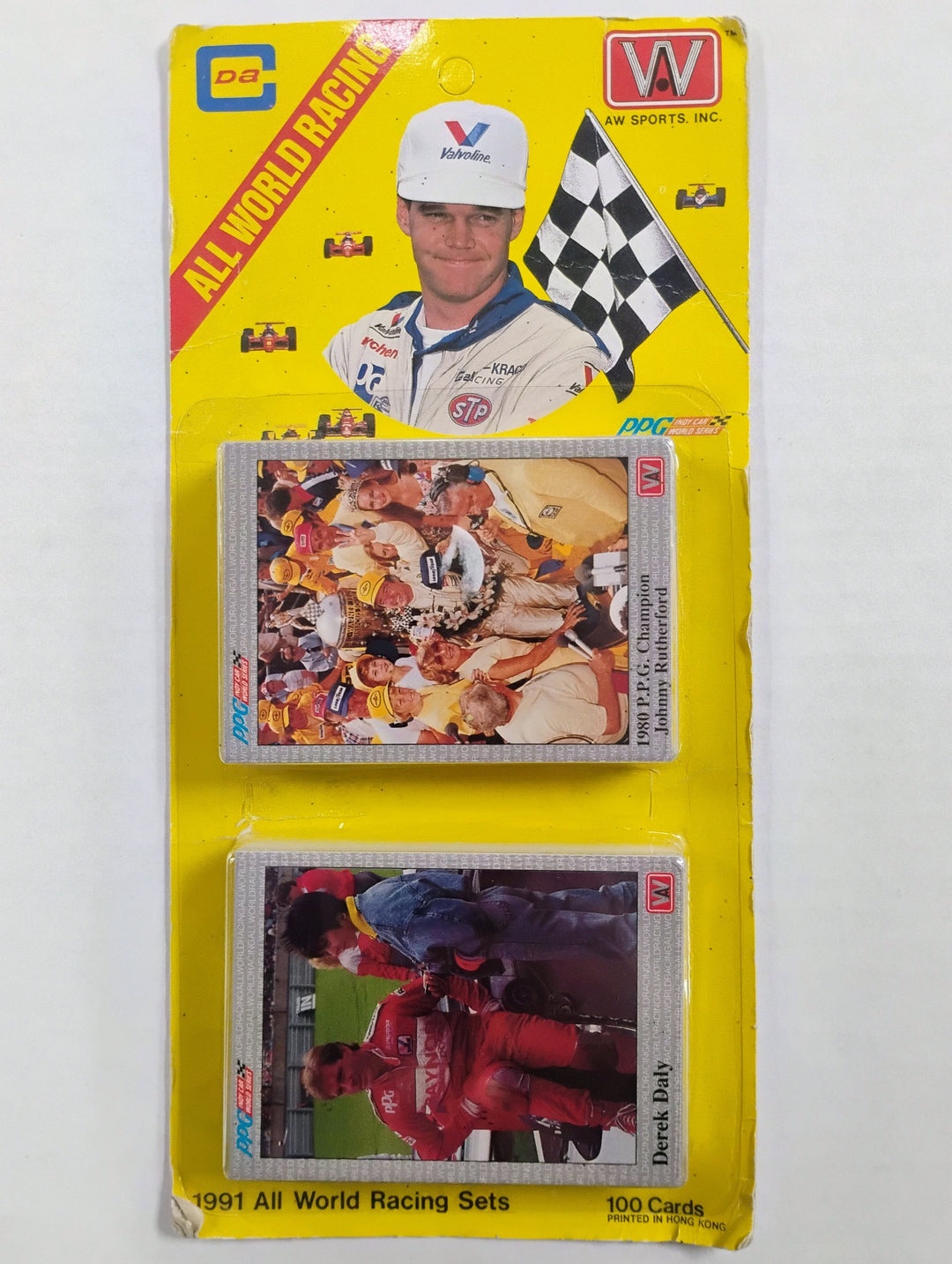 1991 All World Racing Sets 100 Card Hanger Pack Sealed