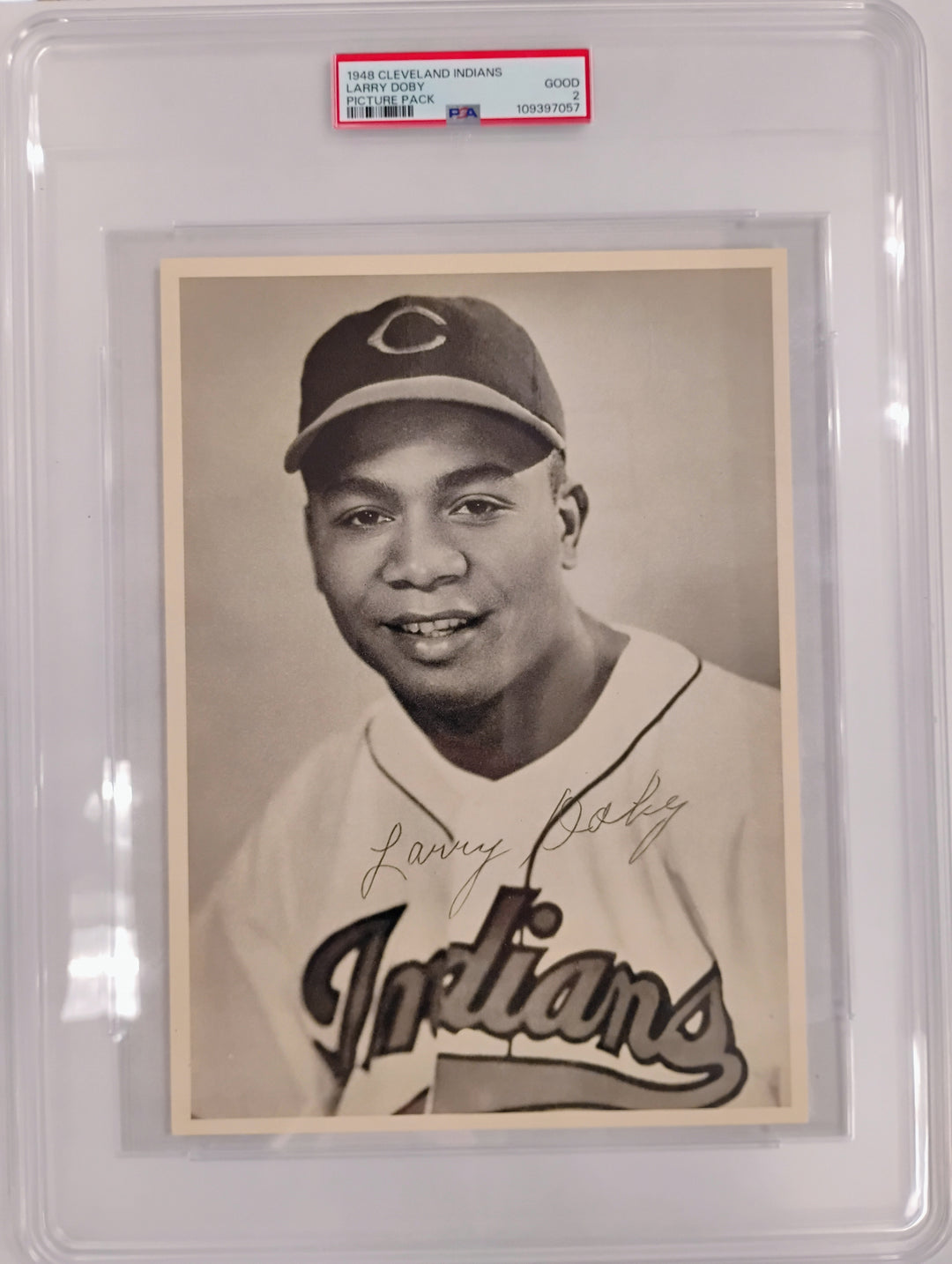 1948 Cleveland Indians Picture Pack Larry Doby PSA 2 Good