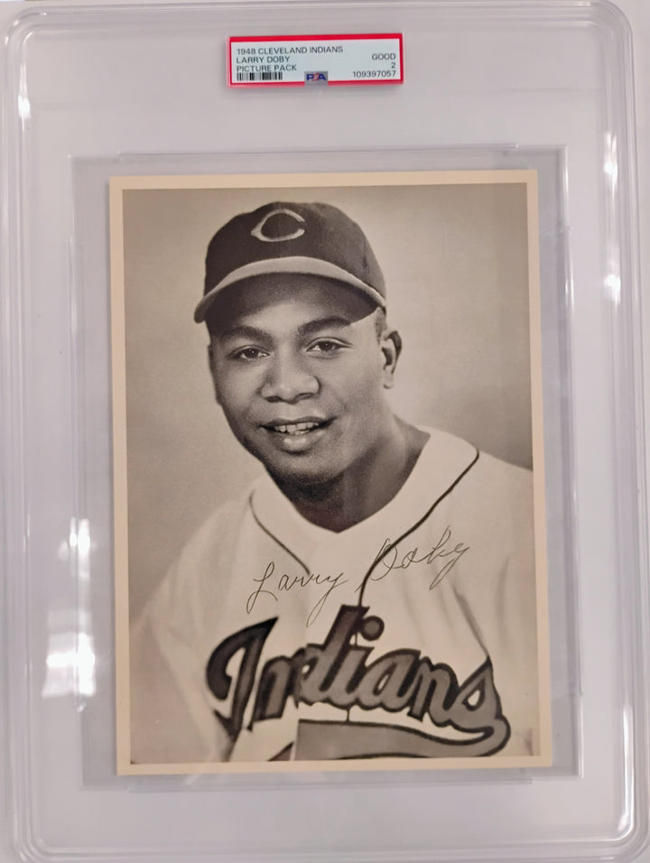 1948 Cleveland Indians Picture Pack Larry Doby PSA 2 Good