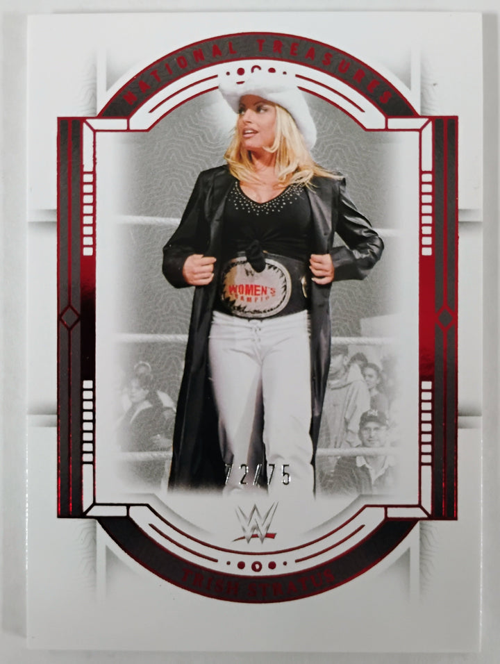2024 National Treasures WWE Trish Stratus #69 Red #'D72/75