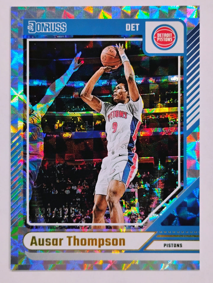 2024-25 Panini Donruss Basketball Ausar Thompson #200 Hyper /125