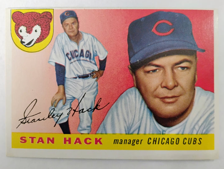 1955 Topps Baseball Stan Hack MG RC #6 NM/Mint OC