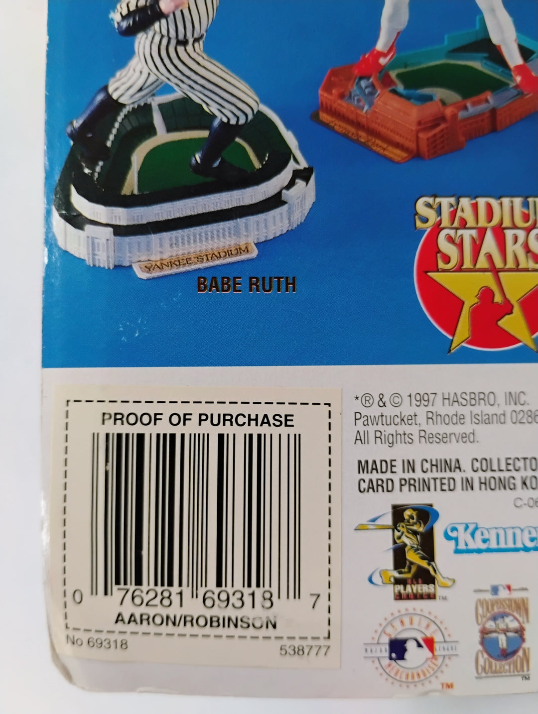 1997 Kenner Starting Lineup Classic Doubles Hank Aaron/Jackie Robinson Sealed