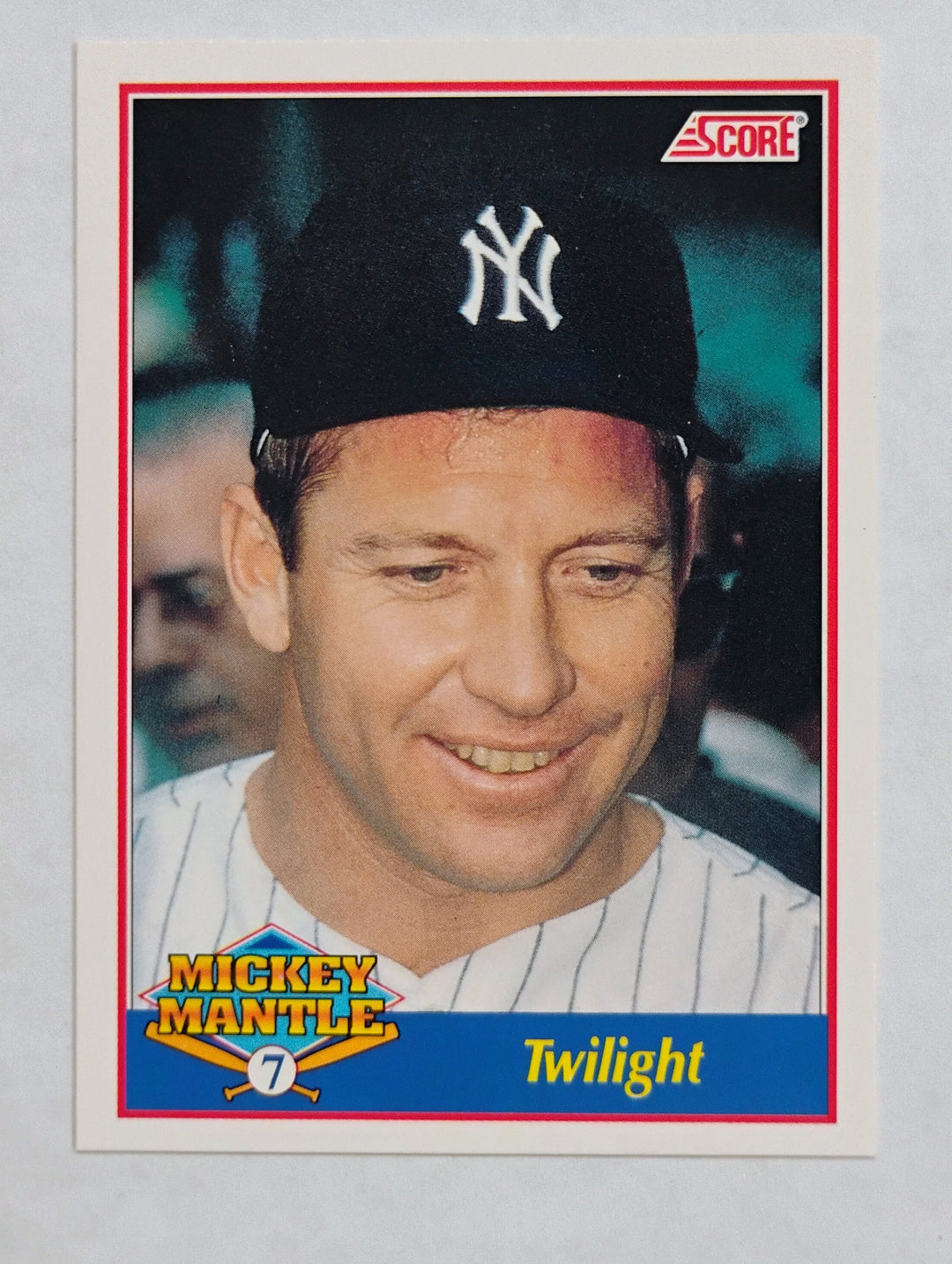 1991 Score Baseball Mickey Mantle #7 Twilight