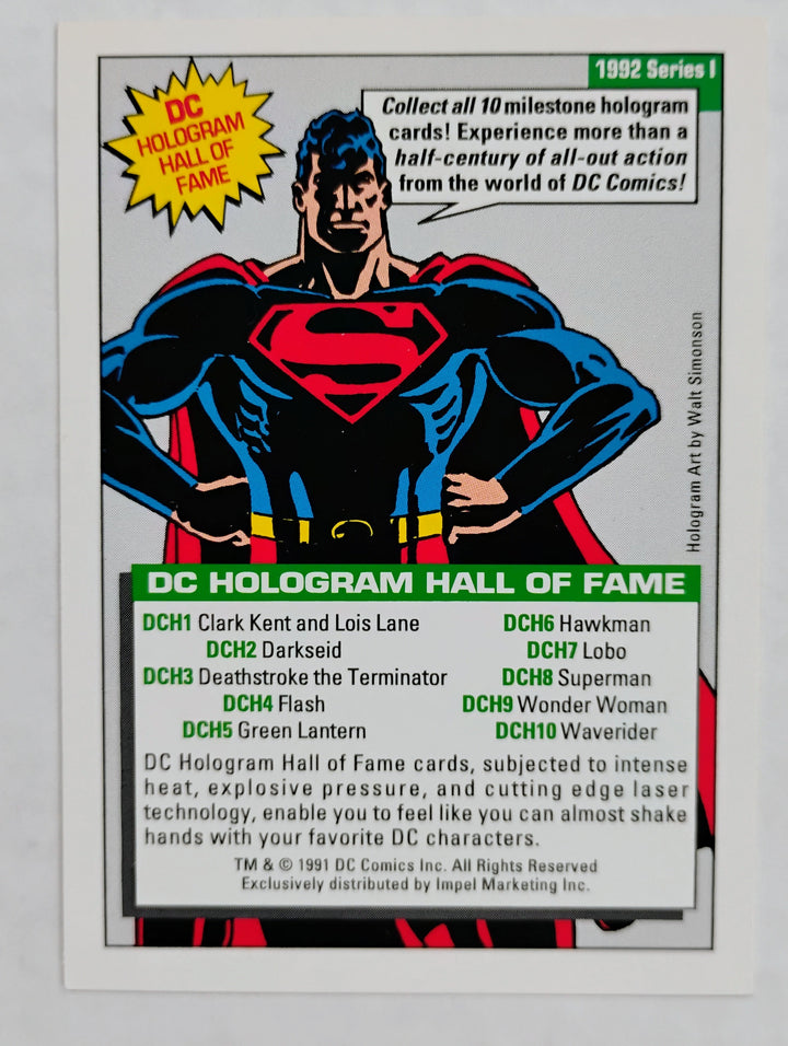 1991 DC Comics Series 1 Green Lantern #NNO Hologram