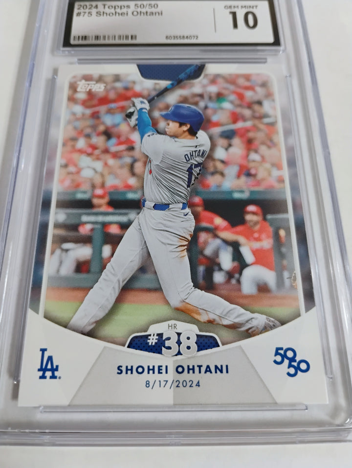 2024 Topps Baseball 50/50 Shohei Ohtani #75 CGC Mint 10