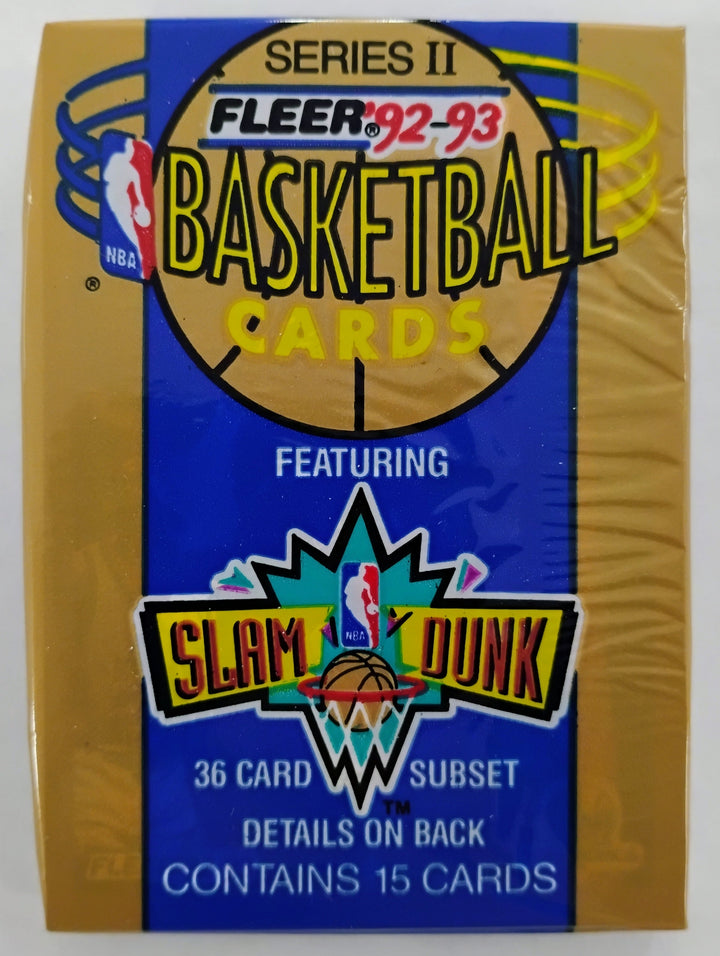 1992-93 Fleer Basketball Series 2 Wax Pack Sealed