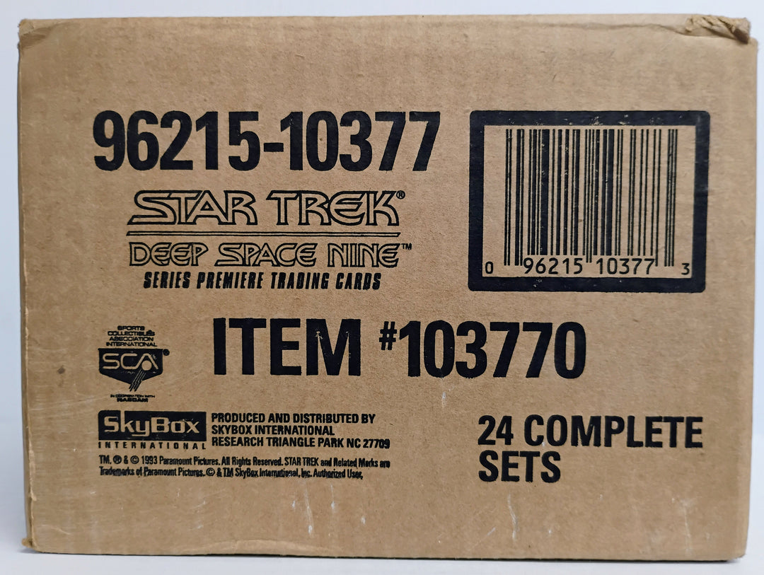 1993 SkyBox Star Trek Deep Space Nine Series Premier Trading Cards (24) Complete Set Factory Sealed Case