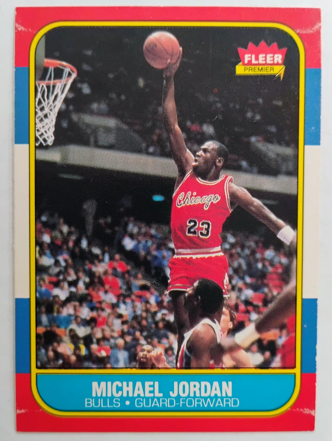 1986-87 Fleer Basketball Michael Jordan RC #57