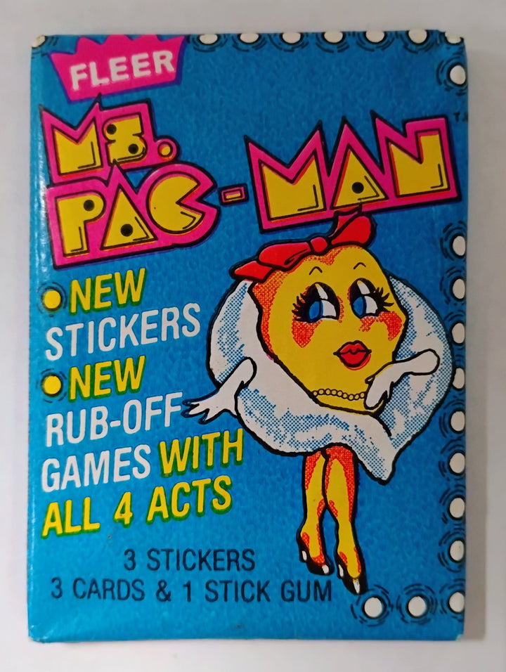 1981 Fleer Ms. Pac-Man Wax Pack