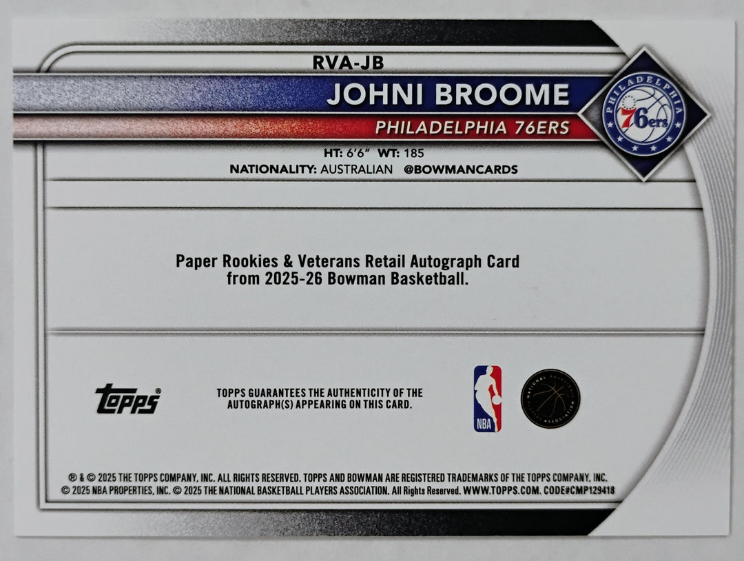 2025 Bowman Chrome U Basketball Boopie Miller #VIP-14 Gold 01/50