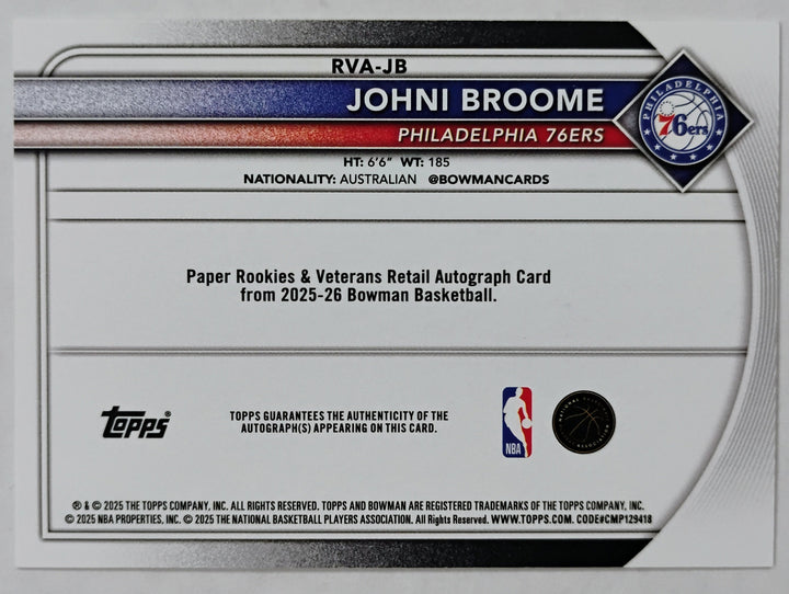 2025 Bowman Chrome U Basketball Boopie Miller #VIP-14 Gold 01/50