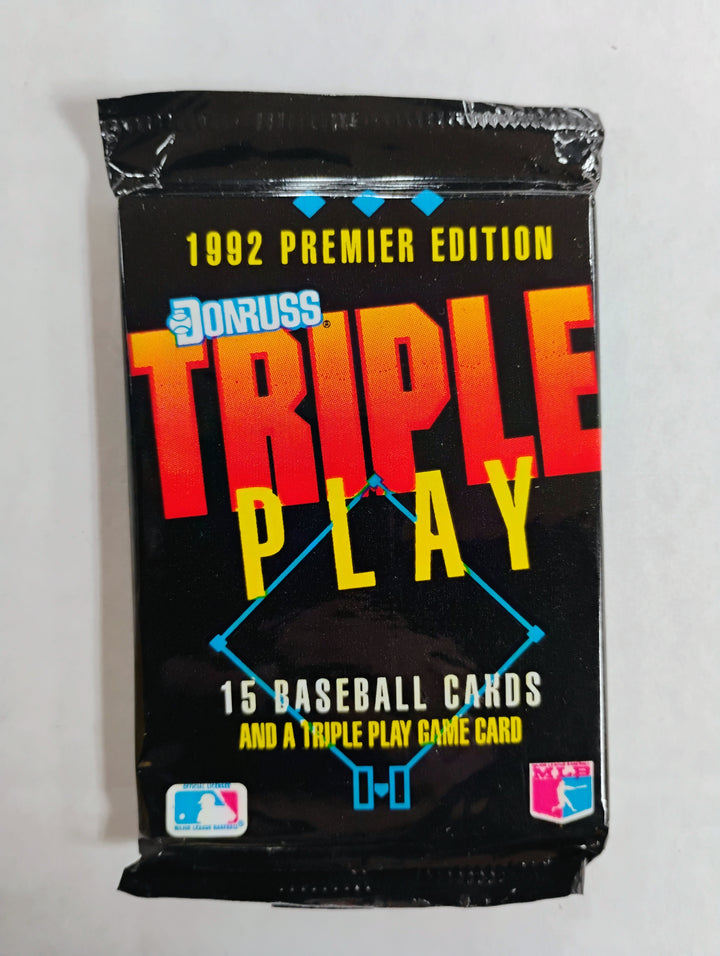 1992 Donruss Triple Play MLB Sealed Pack