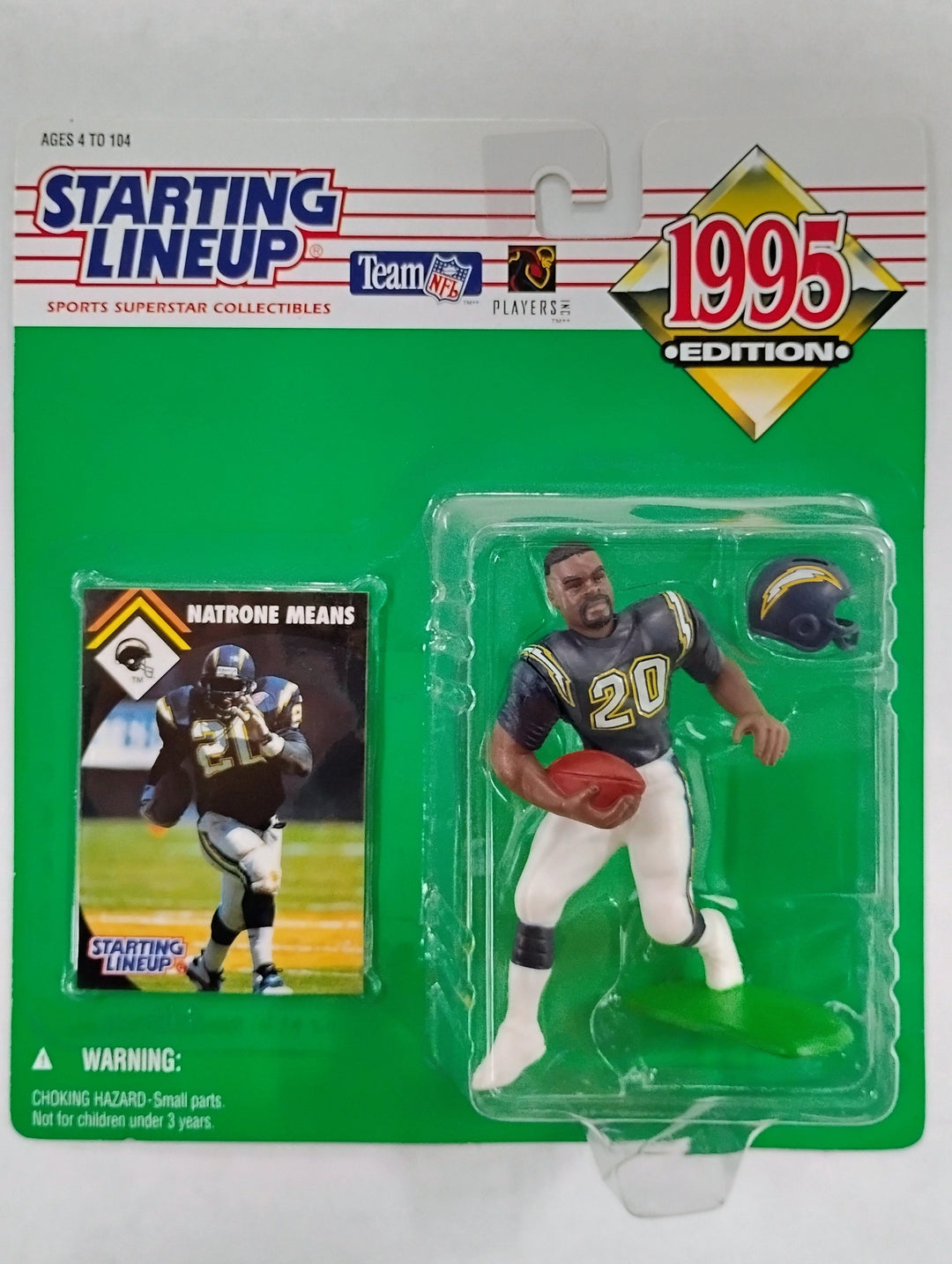 1995 Kenner Starting Lineup Football Natron Means Sealed