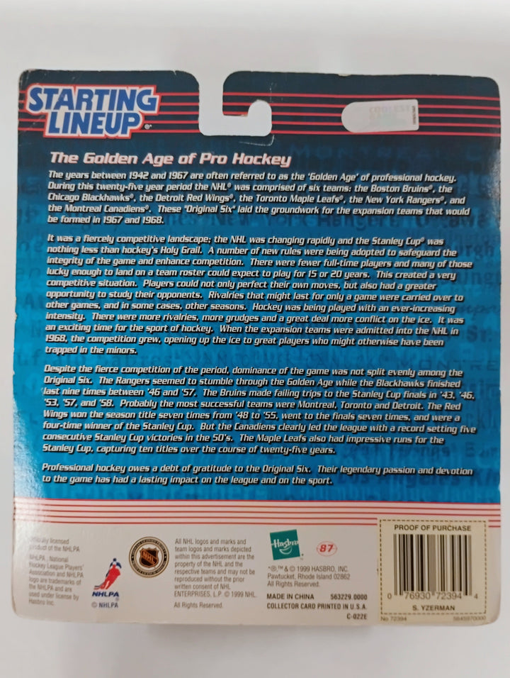 1999 Hasbro Starting Lineup Steve Yzerman Hockey 1999-2000