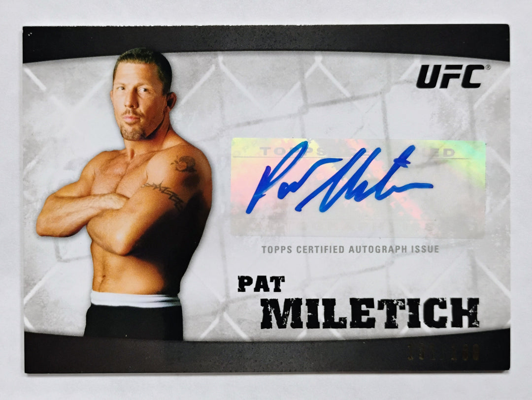 2010 Topps UFC "Knockout" Pat Miletich #A-PM /188 Autograph