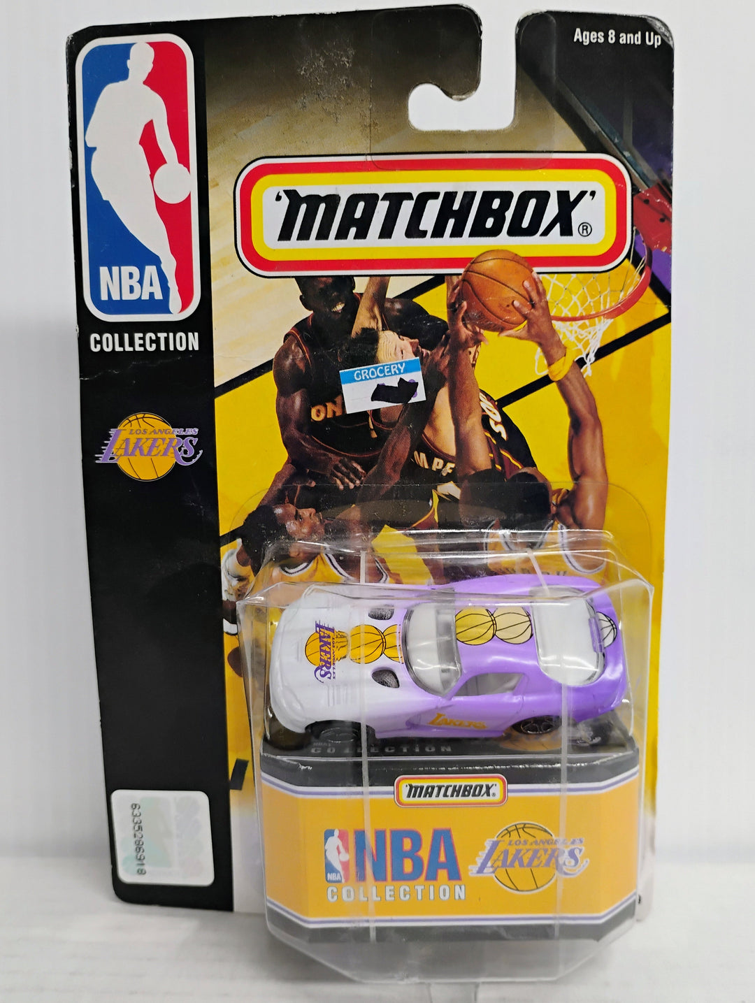 1998 Matchbox NBA Basketball Lakers Dodge Viper Sealed