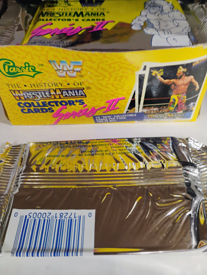 1990 Classic WWF Wrestle Mania Series 2 Sealed Pack