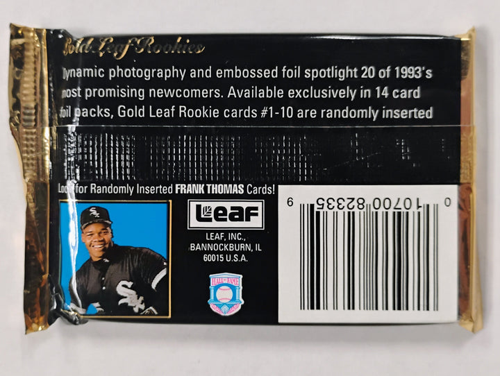 1993 Leaf Baseball Series 1 Sealed Pack