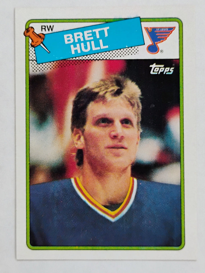 1988-89 Topps Hockey Brett Hull RC #66