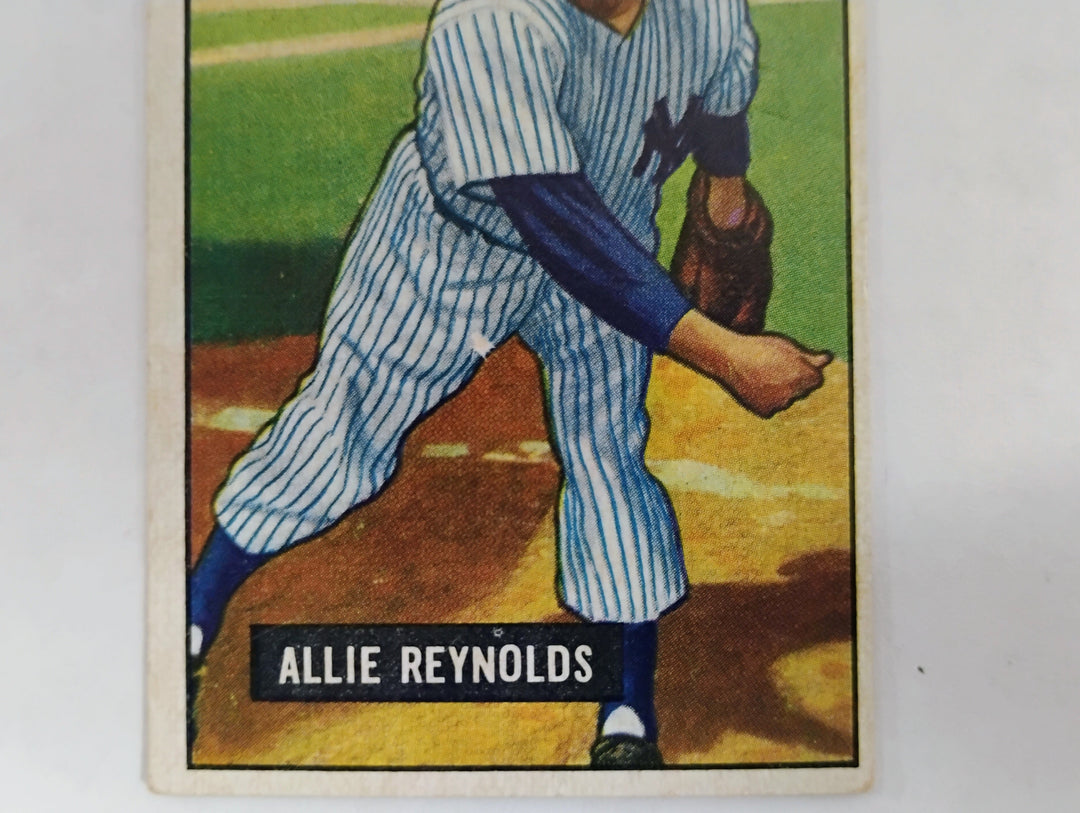 1951 Bowman Baseball Allie Reynolds #109