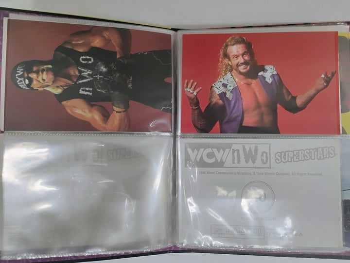 Panini WCW NWO Superstars Photocard Album w/ 24 Photos