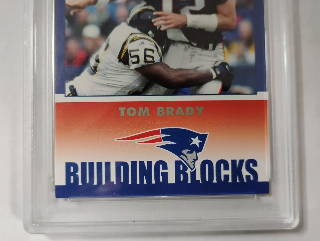 2002 Fleer Football Tom Brady #256 PSA 8 NM-MT