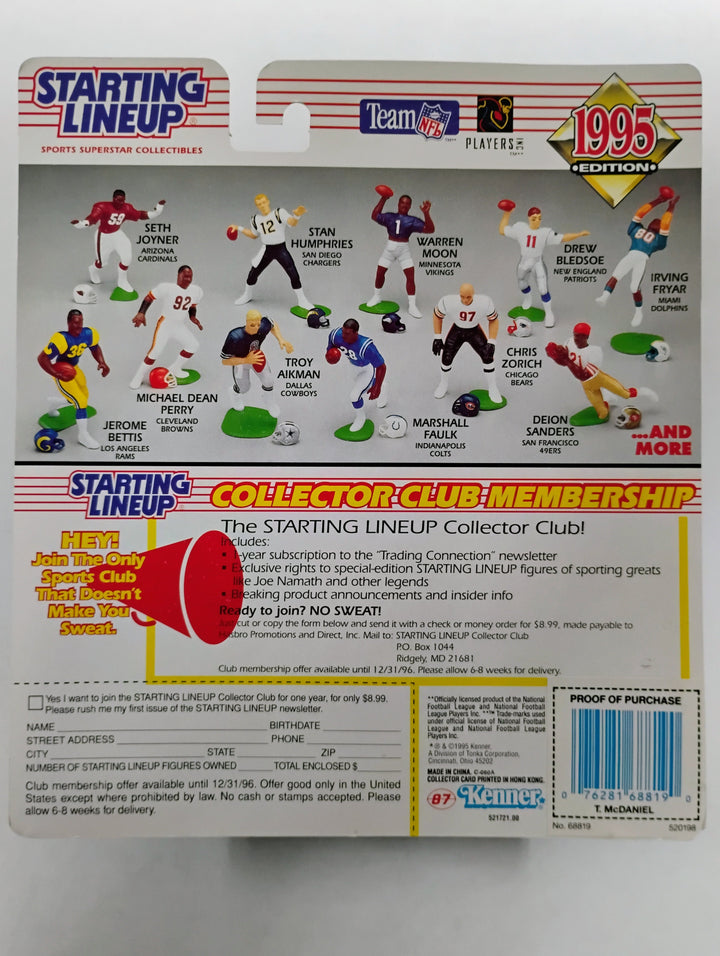 1995 Kenner Starting Lineup Football Terry Mcdaniel Sealed