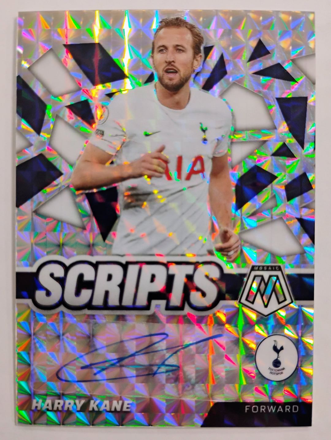 2021-22 Panini Mosaic Soccer Harry Kane #SM-HK Scripts Prizm