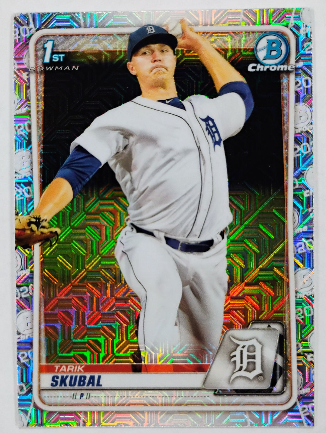 2020 Bowman Chrome Baseball Tarik Skubak RC #BCP-108 Mojo Refractor