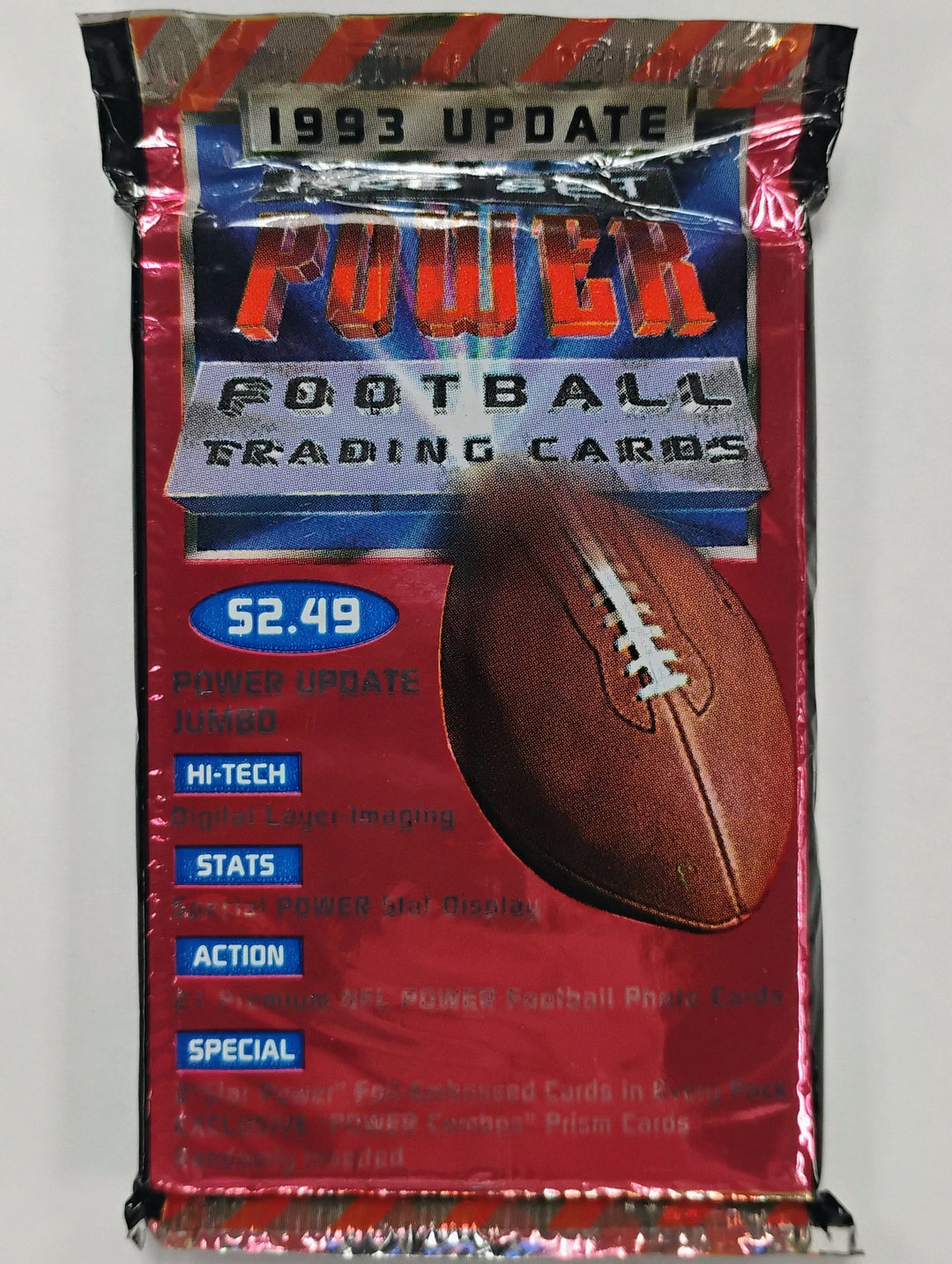 1993 Pro Set Power Update Football Jumbo Sealed Pack
