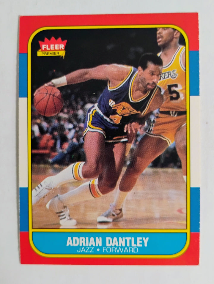 1986-87 Fleer Basketball Adrian Dantley #21
