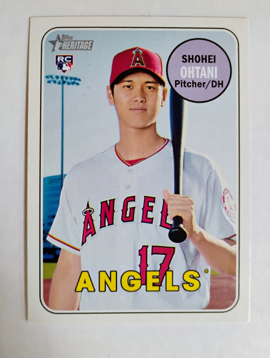 2018 Heritage Baseball Shohei Ohtani RC #600