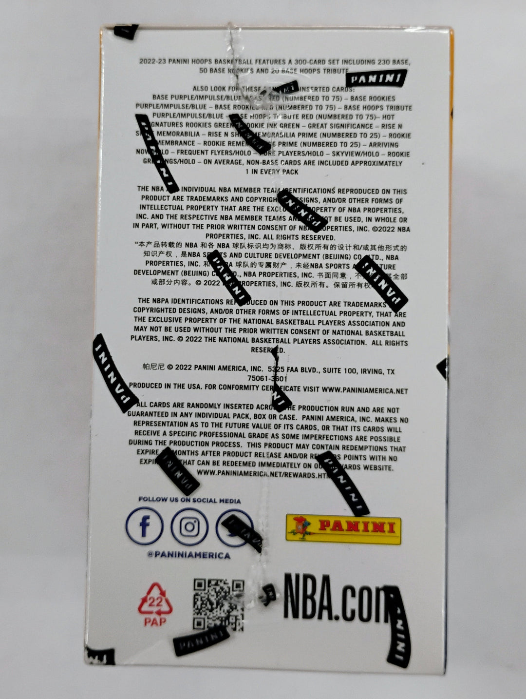 2022-23 Panini NBA Hoops Blaster box
