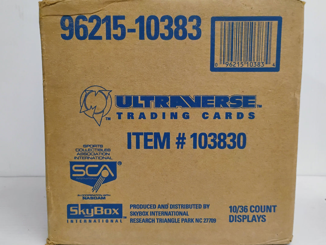1993 SkyBox Ultraverse Factory  Sealed Case 10/36 Count Displays