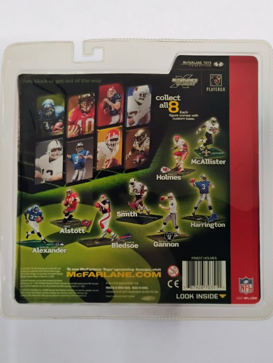 2003 Mcfarlane SprotsPicks Football Priest Holmes Series 6 Sealed
