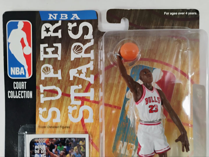 1998 Mattel NBA Super Stars Basketball Michael Jordan 2 of 4 White Jersey