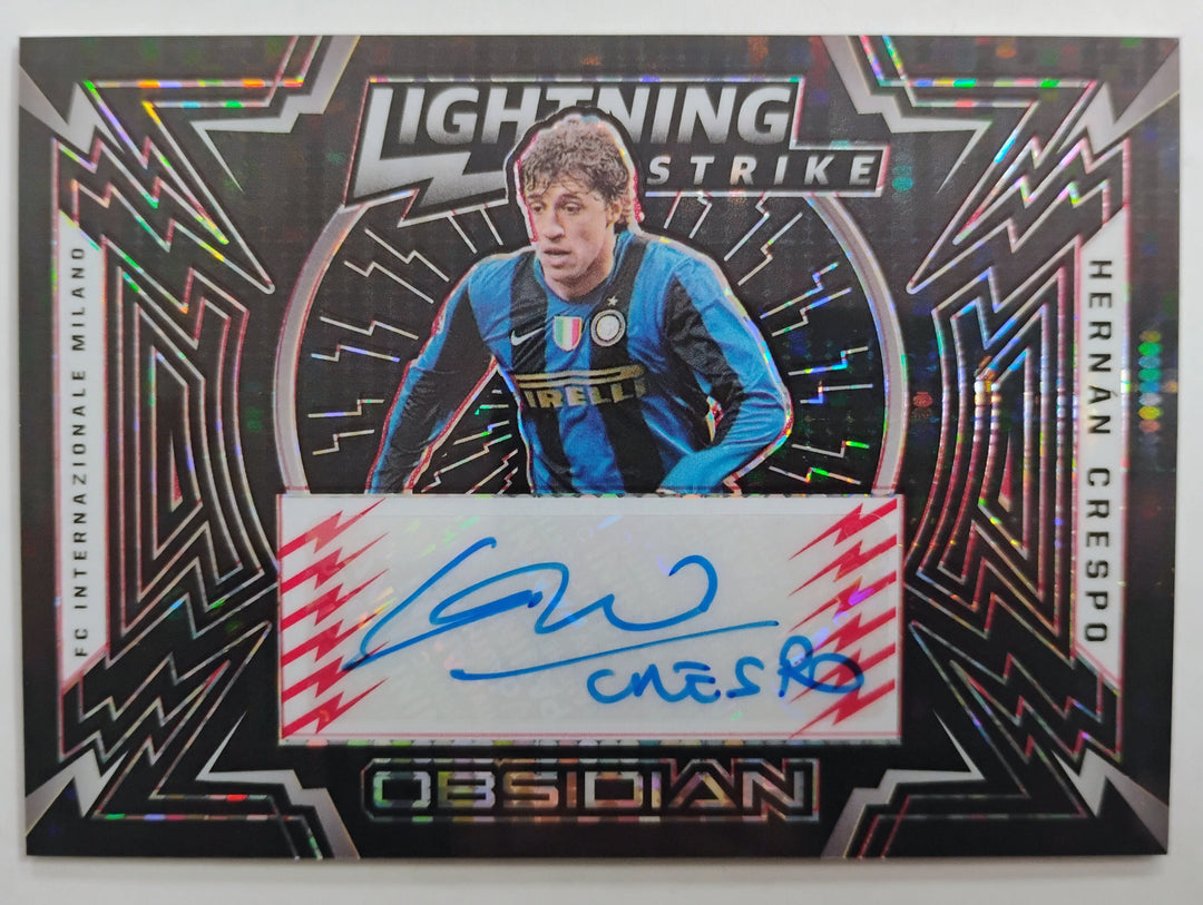 2021-22 Panini Obsidian Soccer Hernan Crespo #LS-HC Lightning Strikes 09/44