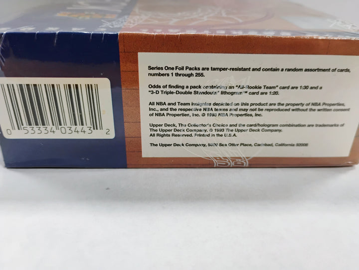 1993-94 Upper Deck Basketball Series 1 Retail Box (36ct)