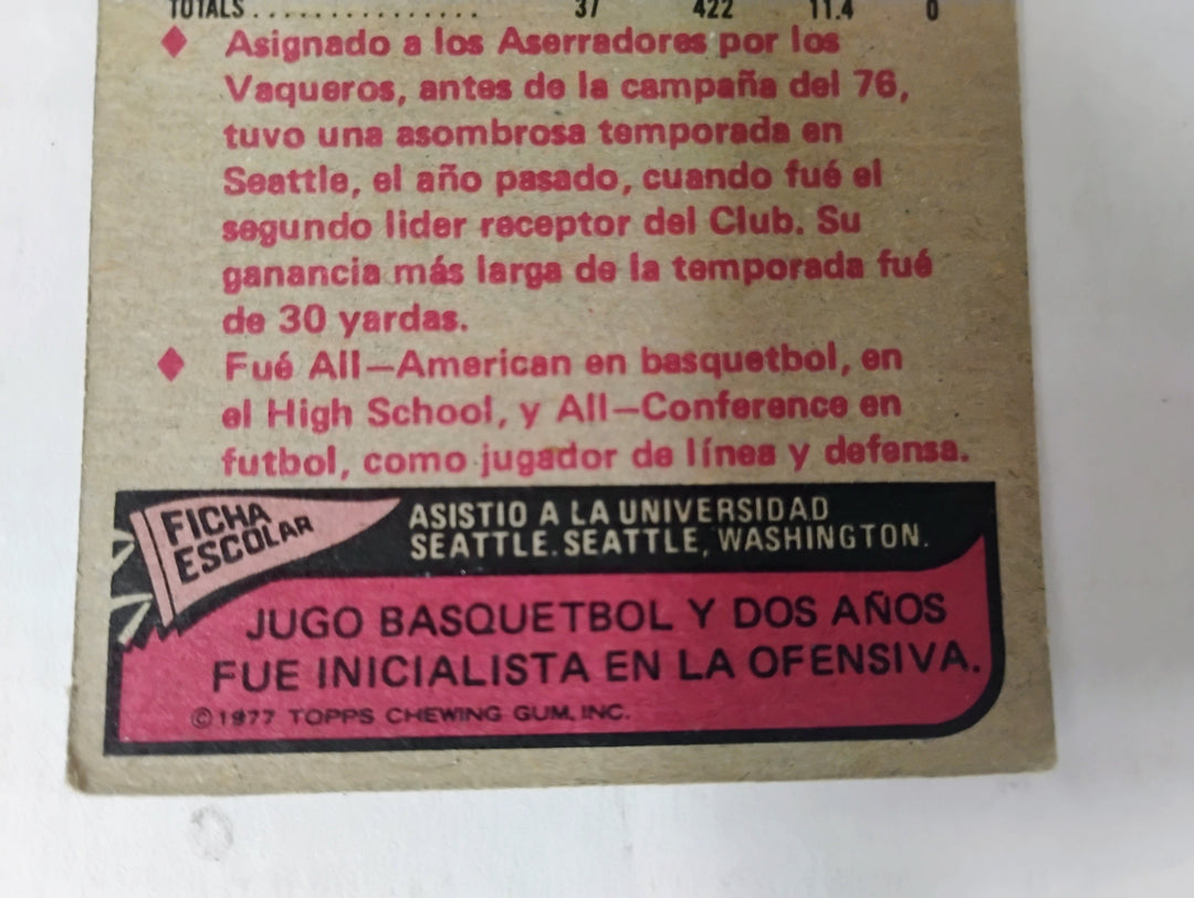 1977 Topps Mexican Football Ron Howard #26